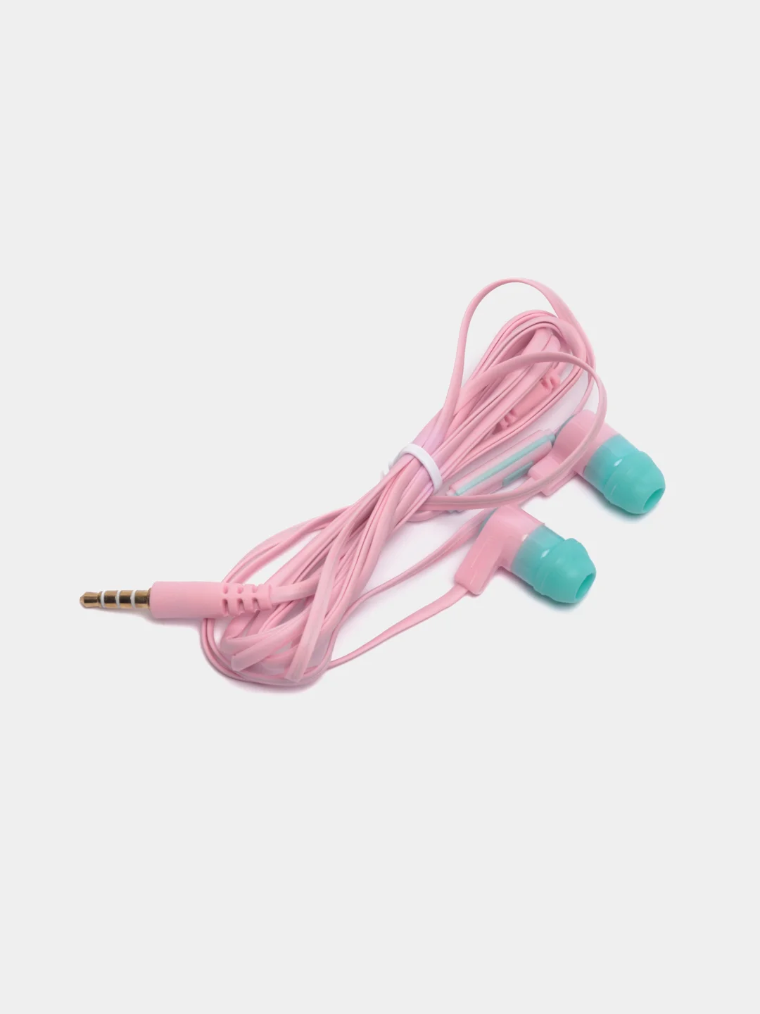 Розовый наушники вакуумные с микрофоном EE-25