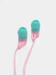 Розовый наушники вакуумные с микрофоном EE-25