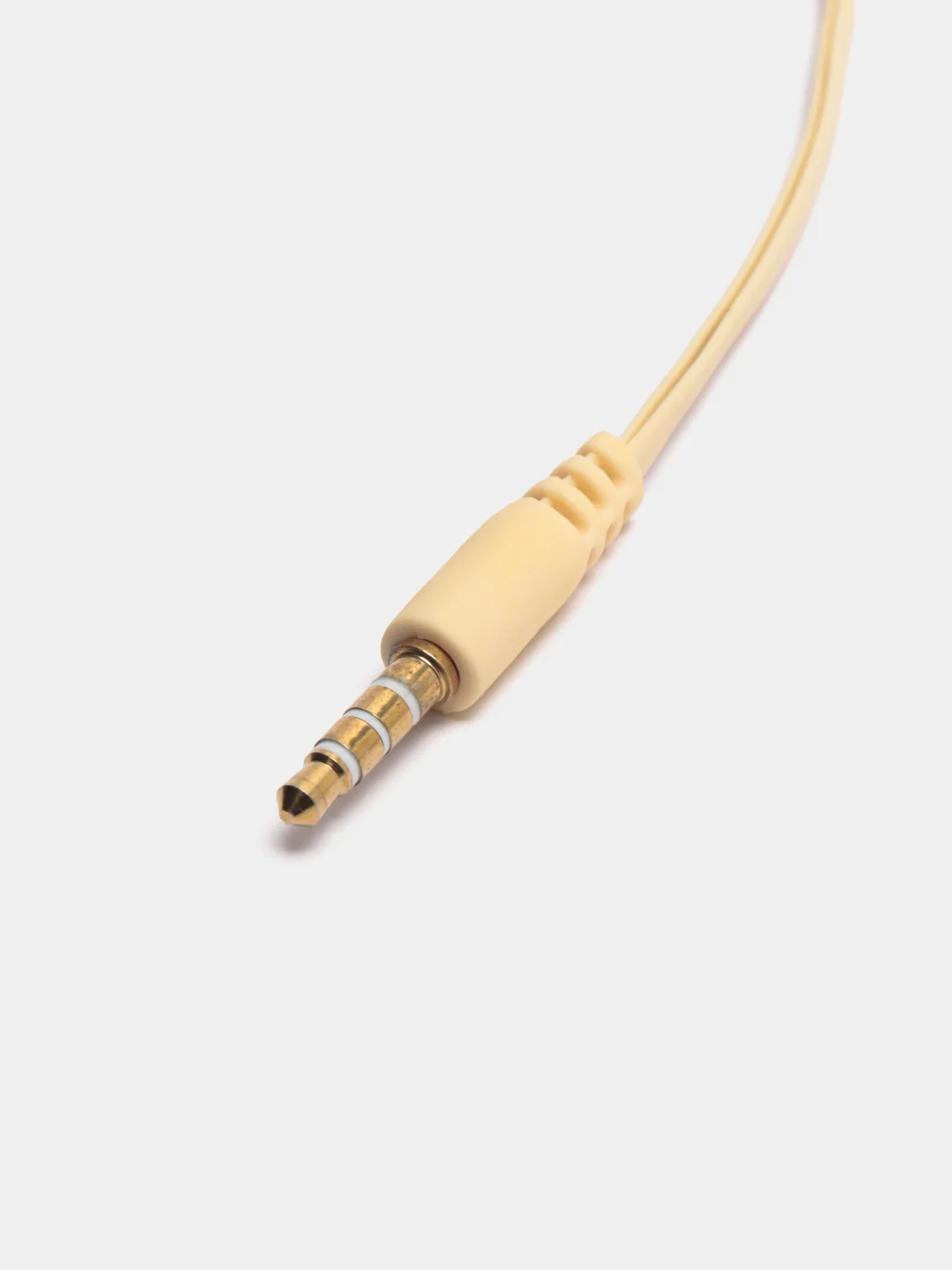 Желтый наушники вакуумные с микрофоном EE-25