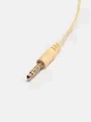 Желтый наушники вакуумные с микрофоном EE-25