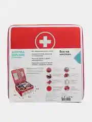 Аптечка домашняя Kids Safe, красная, 21 ячейка