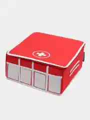 Аптечка домашняя Kids Safe, красная, 21 ячейка