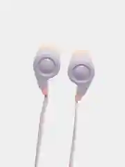 Фиолетовый наушники с микрофоном вакуумные L-14