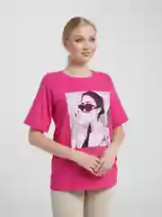 Вишнёвый футболка Oversize