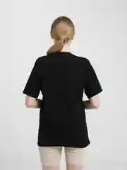 Черный футболка Oversize