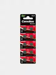 Батарейки щелочные дисковые Camelion AG4-BP10 SR626W, 10 штук