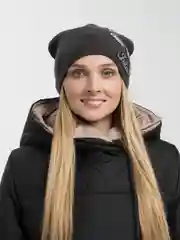 Серый шапка женская зимняя