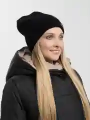 Черный шапка женская зимняя