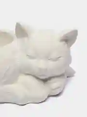 Подсвечник "Кошка" из гипса