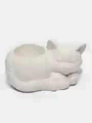 Подсвечник "Кошка" из гипса