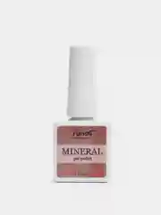 Коралловый меланж гель лак Runail Professional "Mineral", с текстурой природного камня