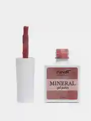 Коралловый меланж гель лак Runail Professional "Mineral", с текстурой природного камня
