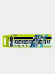 Батарейки щелочные AAA Ergolux Alkaline LR03 BP-12, 12 штук
