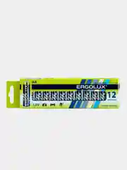 Батарейки щелочные AA Ergolux Alkaline LR6 BP-12, 12 штук