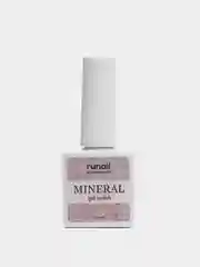 Бежевый меланж гель лак Runail Professional "Mineral", с текстурой природного камня