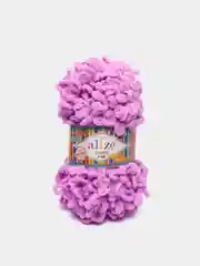Сиреневый пряжа Alize "Puffy Fine", микрополиэстер, 100 г, 14,5 м