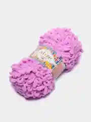 Сиреневый пряжа Alize "Puffy Fine", микрополиэстер, 100 г, 14,5 м