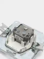Розетка телевизионная GLOSSA одиночная в рамку, 1 дБ, белая, GSL000191