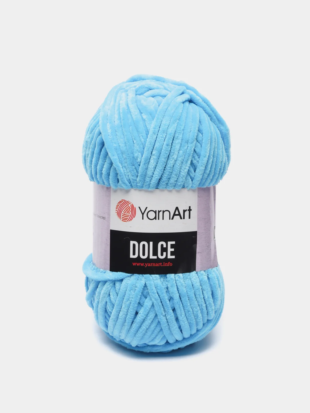 Бирюзовый пряжа YarnArt Dolce плюшевая, микрополиэстер, 100 г, 120 м