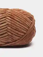 Коричневый пряжа YarnArt Dolce плюшевая, микрополиэстер, 100 г, 120 м