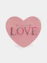 Открытка-мини "FOR YOU WITH LOVE", 7,1 x 6,1 см