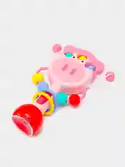 Розовый музыкальная игрушка погремушка прорезыватель Жираф малышам