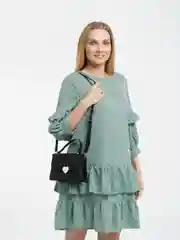 Черный клатч женский