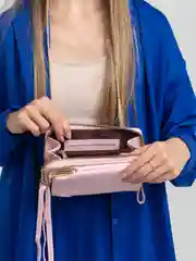 Конфетный женская сумка клатч для телефона через плечо