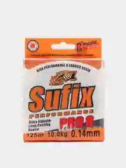 Зеленый леска-шнур плетеный для рыбалки Sufix Performance Pro 8, 0,14 мм, 10,0 кг, 125 м
