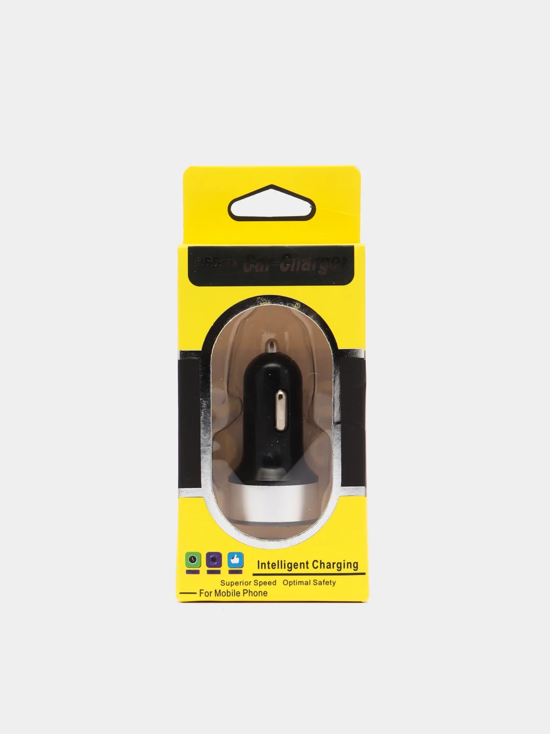 Серебряный автомобильное зарядное устройство 2 USB 3.1 А в прикуриватель