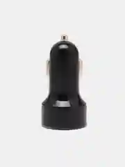 Черный автомобильное зарядное устройство 2 USB 3.1 А в прикуриватель