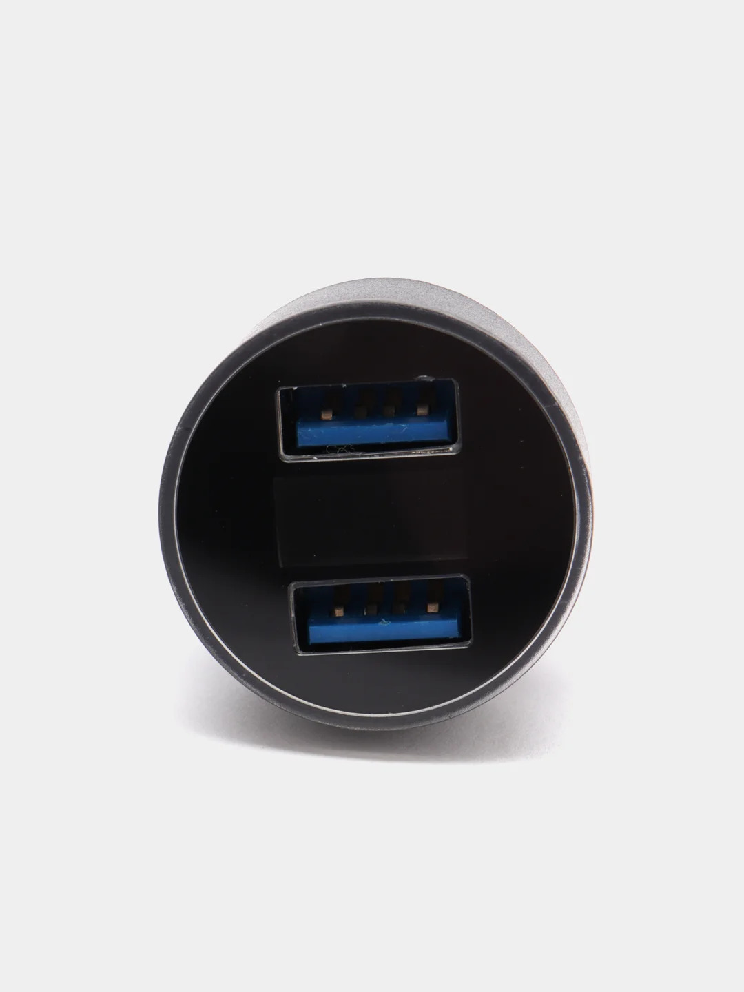 Черный автомобильное зарядное устройство 2 USB 3.1 А в прикуриватель