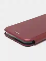 Бордовый чехол-книжка для iPhone 13 Mini, 13, 13 Pro, 13 Pro Max