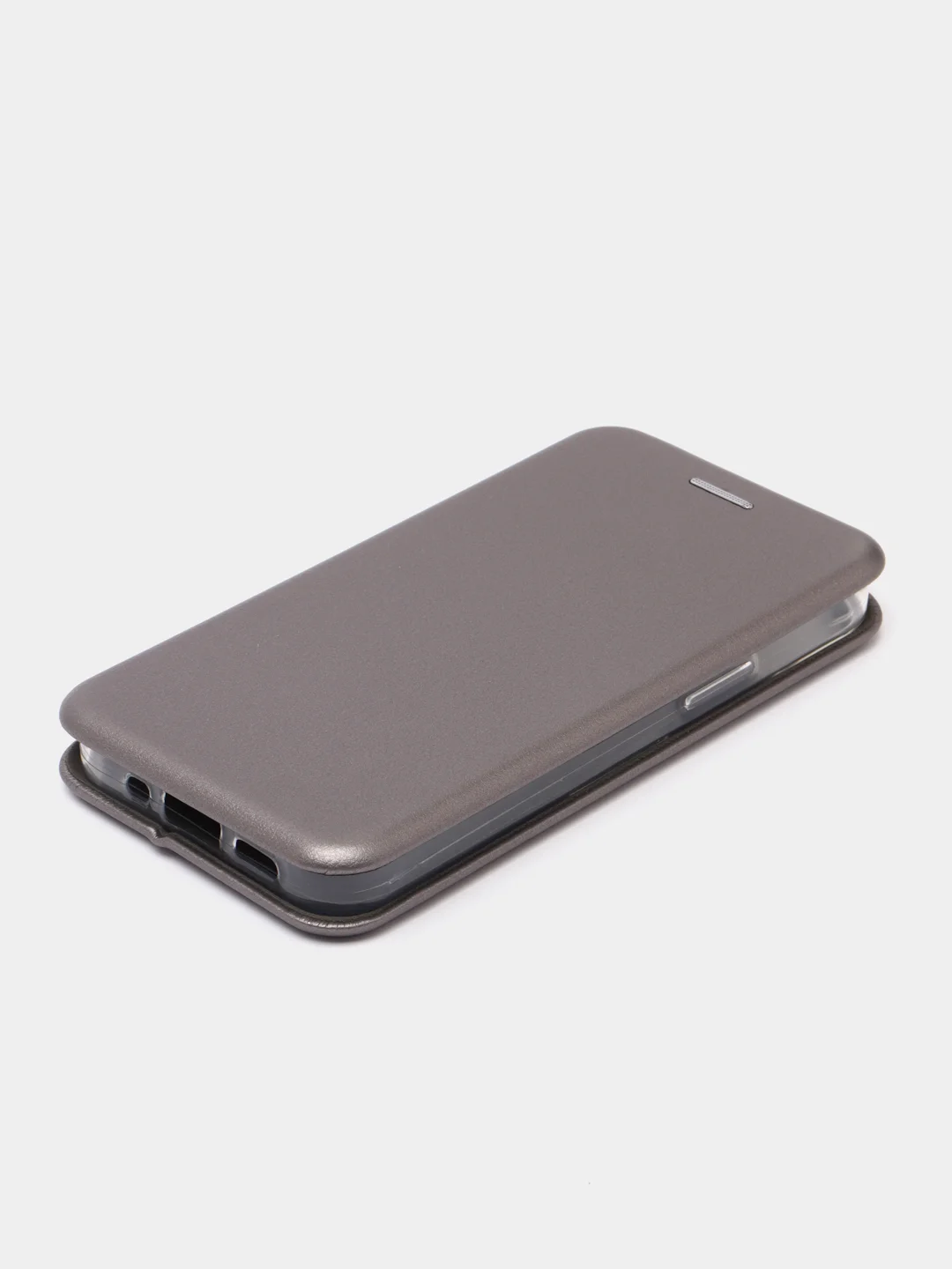 Серебряный чехол-книжка для iPhone 13 Mini, 13, 13 Pro, 13 Pro Max