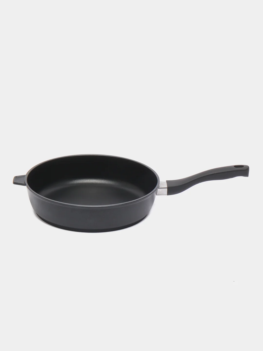 Черный сковорода Гардарика 1528-03 "Магия", с ручкой soft-touch, 28 см