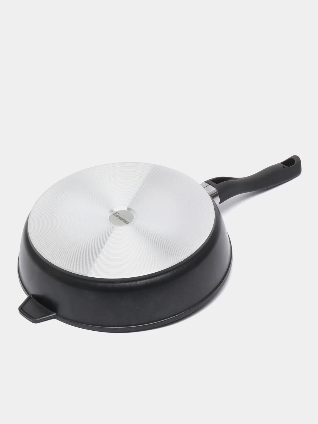 Черный сковорода Гардарика 1528-03 "Магия", с ручкой soft-touch, 28 см