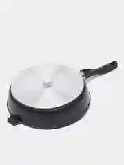 Черный сковорода Гардарика 1528-03 "Магия", с ручкой soft-touch, 28 см