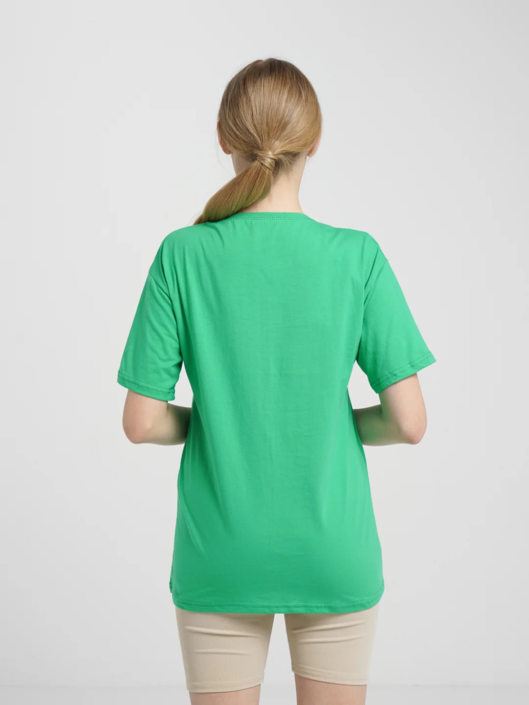 Салатовый футболка Oversize