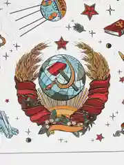 Оливковый стикербук А6, 150 наклеек, 16 листов