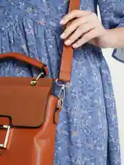 Коричневый сумка женская базовая