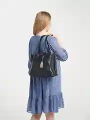 Черный сумка тоут