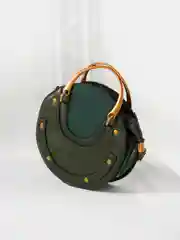 Зеленый сумка женская через плечо