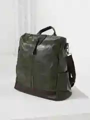 Лесной зеленый женский рюкзак базовый