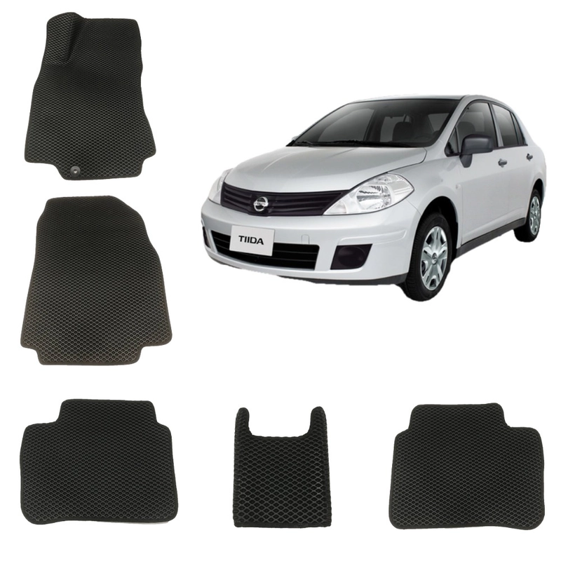 Автомобильные 3D-коврики для Nissan Tiida 1, ЭВА