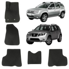 Автомобильные 3D-коврики EVA для Nissan Terrano, 3 поколение / Renault Duster 1 / Дастер 1