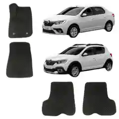 Автомобильные 3D-коврики EVA для Renault Sandero 2, Logan 2, Логан 2, Сндеро
