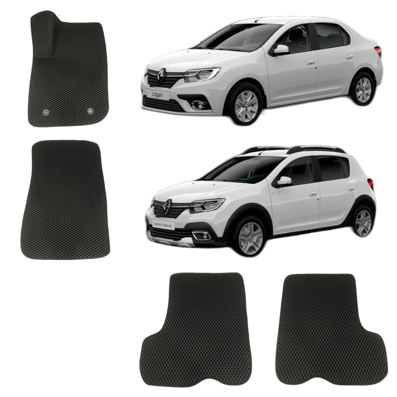 Автомобильные 3D-коврики EVA для Renault Sandero 2, Logan 2, Логан 2, Сндеро