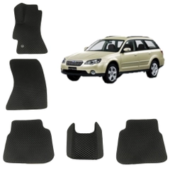 Автомобильные 3D-коврики EVA / ЕВА / ЭВА для Subaru Outback 3 поколение / Субару Аутбек 3