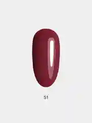 Бордовый гель лак для ногтей KIYOKO Moon 49-54, 10g, красный лак для маникюра и педикюра