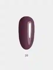 Тёмно-бордовый гель лак, гель-лак для ногтей KIYOKO Moon 19-24, 10g, синий лаванда бордо бежевый коралл